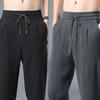 Летние повседневные брюки из льна Nine Point, ультратонкие, дышащие, свободные, прямые, быстросохнущие спортивные брюки из хлопка и пеньки, лето