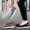Women's Shoes Casual Shoes Summer Soft Sole Not Tired Feet Versatile Breathable Mother Shoes One Pedal Lazy Shoes Fly Woven Mesh Shoes