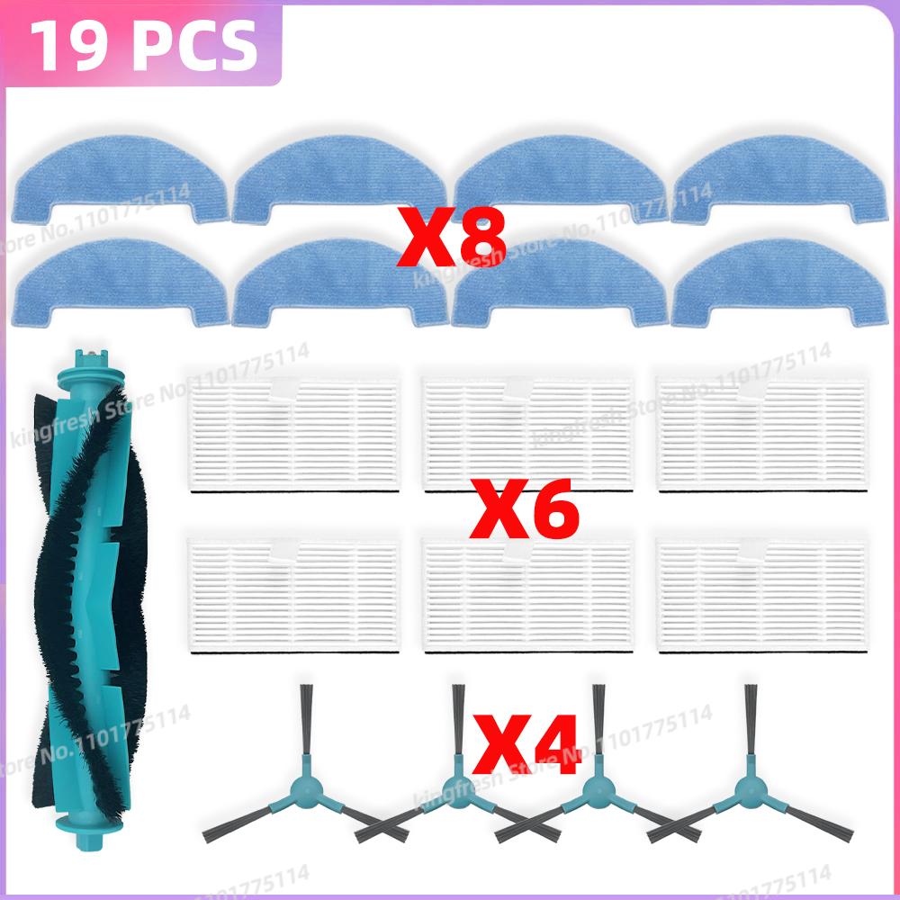 Compatible For Cecotec Conga 7690 Immortal Max Vacuum Parts Main Roller Side Brush HEPA Filter Mop Cloth Dust Bag Accessories