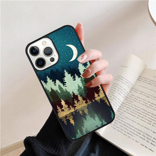 Чехол для телефона "Звездное озеро в горах" Задняя крышка Для iPhone 17 Air 16 15 14 Plus 11 Pro Max 13 Pro Max 12 Max Coque