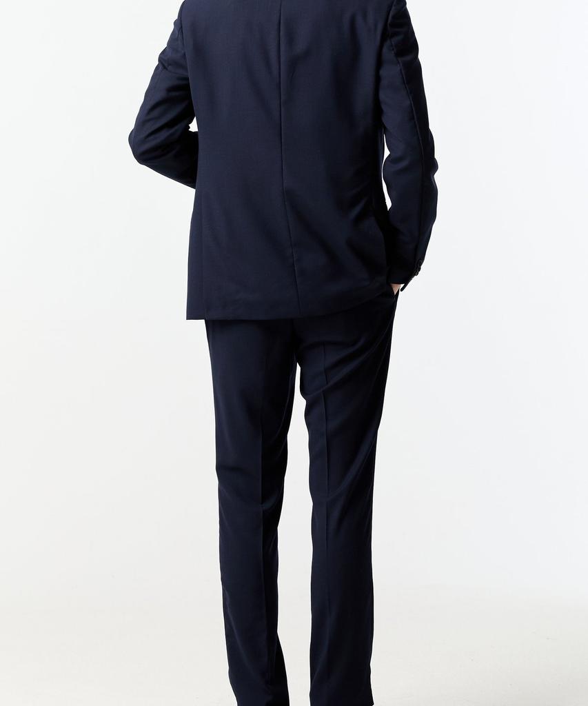 Man On The Boon [Loropiana Fabirc] Notched Lapel Wool Single Jacket_Navy 4714151002