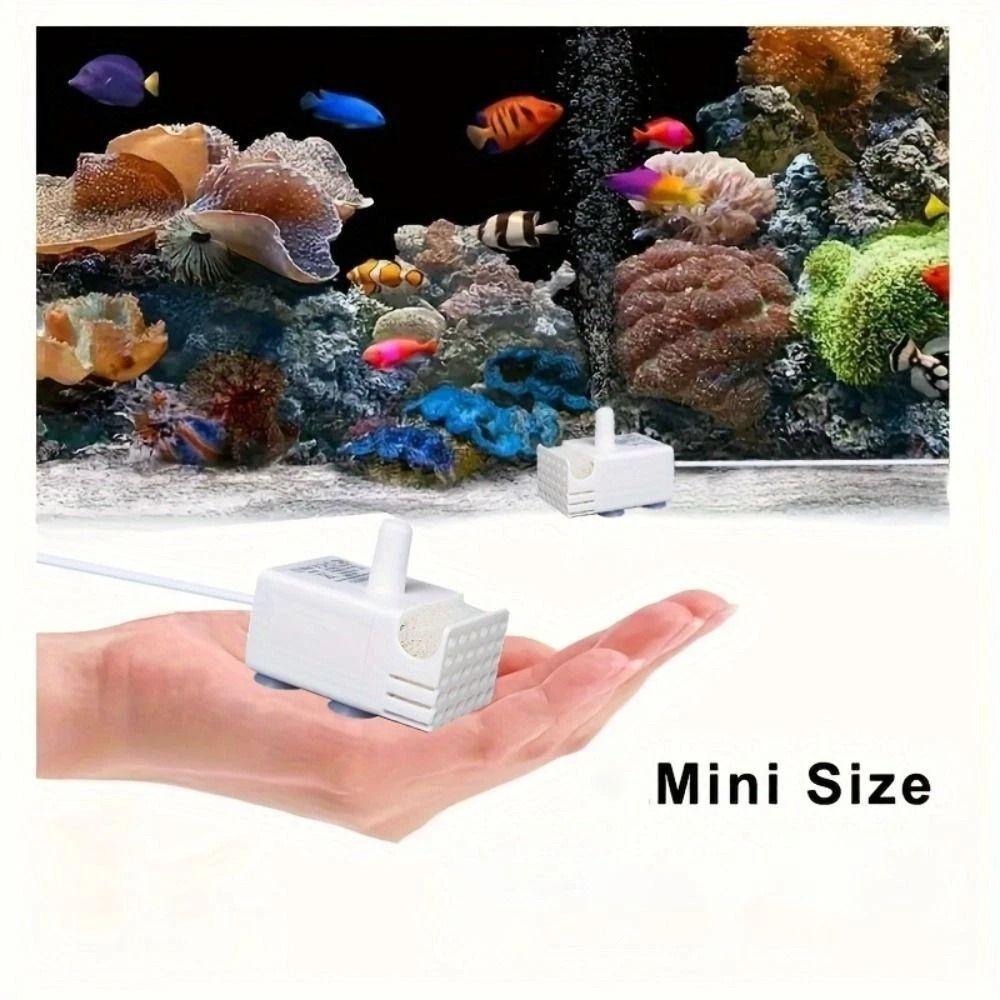 Ultra-quiet Mini Submersible Pump USB Charging Pet Water Dispenser Pump for Fish Tank