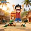 1 шт. Официальная фигурка One Piece Луффи и Нами, Классическая культовая сцена, Декоративная коллекционная фигурка, Идеальный подарок на праздники.