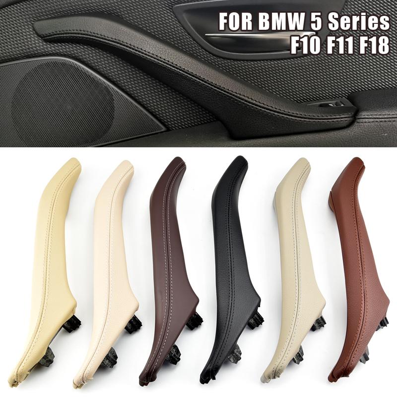 For BMW 5 Series F10 F11 F18 2010-2017 LHD RHD Interior Passenger Door Leather Pull Handle Assembly