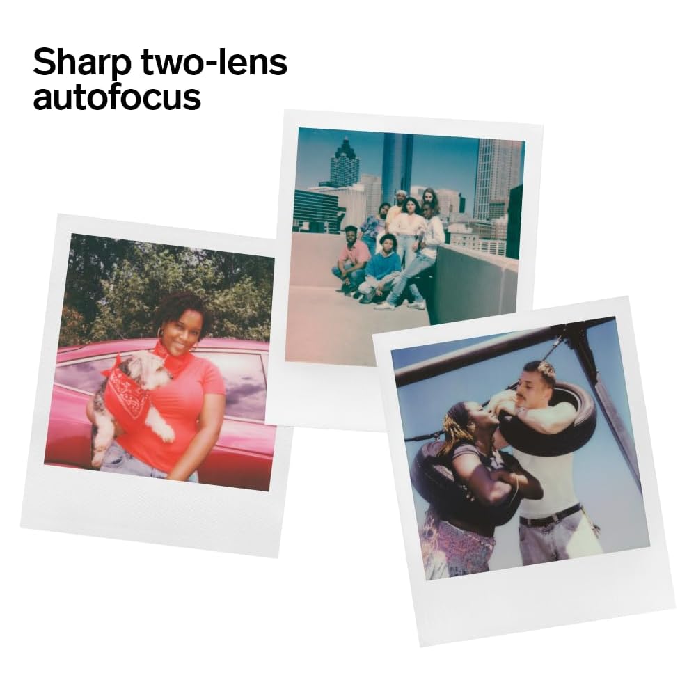 POLAROID Теперь камера мгновенной печати I-Type 3-го поколения + набор с пленкой - Камера цвета «Белый камень» + 16 цветных фотографий (6561)