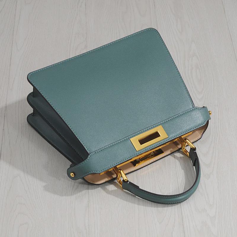 Универсальная кожаная сумка для котят: Весна/Лето Большая вместительная многослойная сумка и сумка через плечо