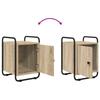 Nightstand 2 Pcs. Sonoma Oak Engineered Wood