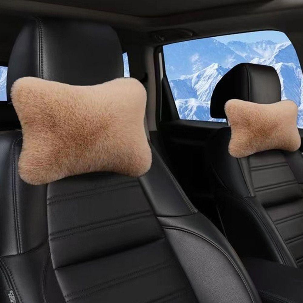 Universal Neck Rest Pillow Plush Plush Cushion Durable Lumbar Pillow for Winter