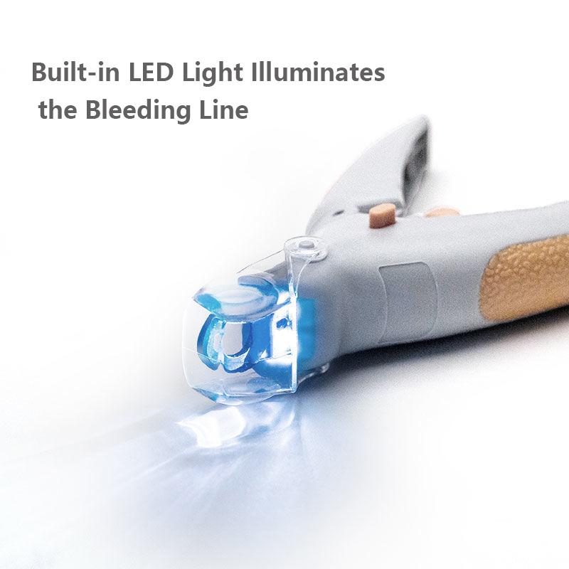 Professional Pet Nail Clipper for Dogs Cats Small Animals Led Light Nail Trimmer Toe Claw Scissor Grooming Tool Pet Supplies