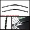 For R8 4S 2007-2023 Double Rubble Car Wiper Accessories Auto Parts Cleaning Windshield Windscreen Frameless