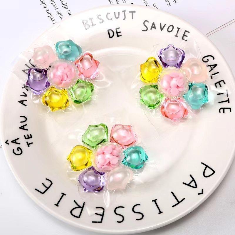 10/20/30PCS Laundry Beads Fragrance Beads Cleaning and Stain Removal Laundry Balls Concentrated Laundry Beads