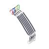 Anti-lost Retractable Elastic Camping Boating Outdoor Fishing String Spring Rope Lanyard Carabiner