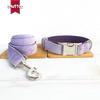 MUTTCO Двухслойный флисовый ошейник и поводок для собак - Стойкий к рывкам цинковый сплав (УДК-082)
