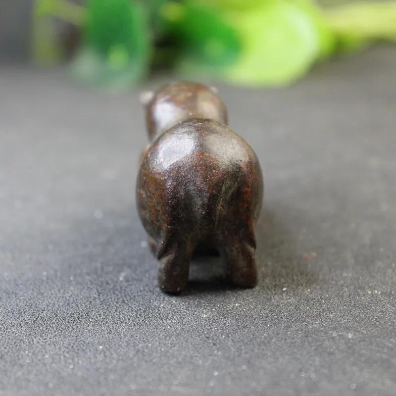Тяжелый Бегемот Маленькая Статуэтка Украшения Для Стола Антикварные Гиппопотамы Фигурки Животных Миниатюры Чайные Домашние Животные Украшения Для Дома Ремесла
