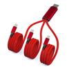 Многопортовый USB Type-C Зарядный Кабель 5V 2A, 3-в-1 Type C Зарядное Устройство-Шнур с 3 USB-C Портами для Мобильных Телефонов/Планшетов