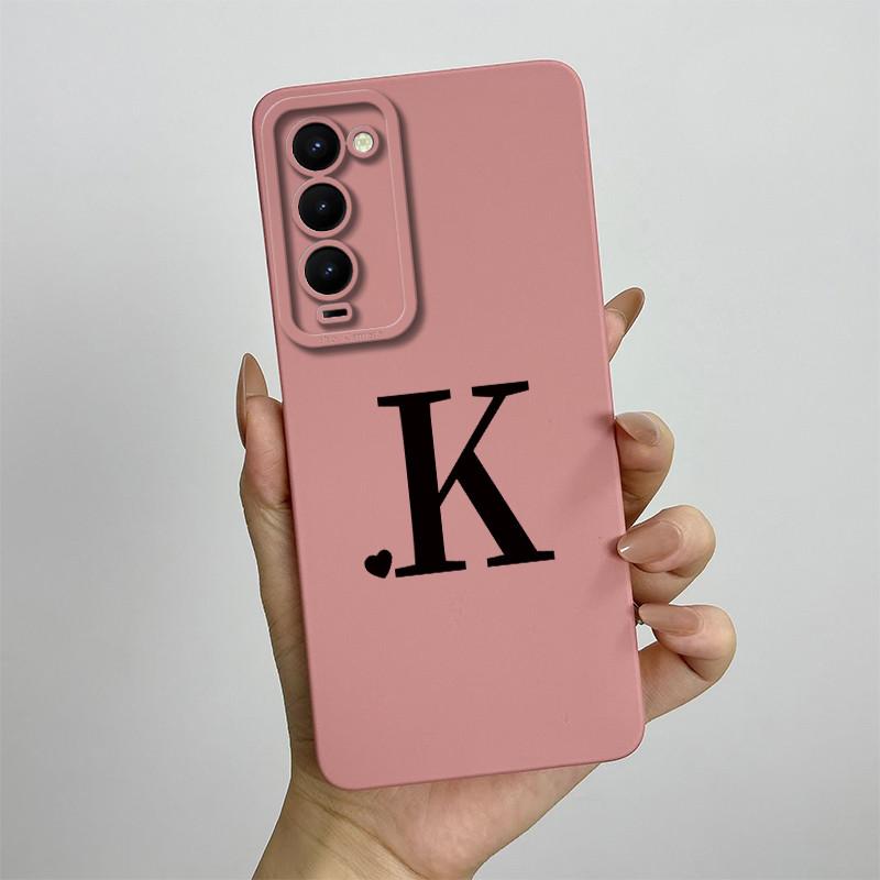 Чехол для Tecno Camon 18 Чехол для телефона Tecno Camon 18P Camon 18T CH6 CH7n Милые Заглавные Буквы Квадратный Силиконовый Ударопрочный Задний Чехол