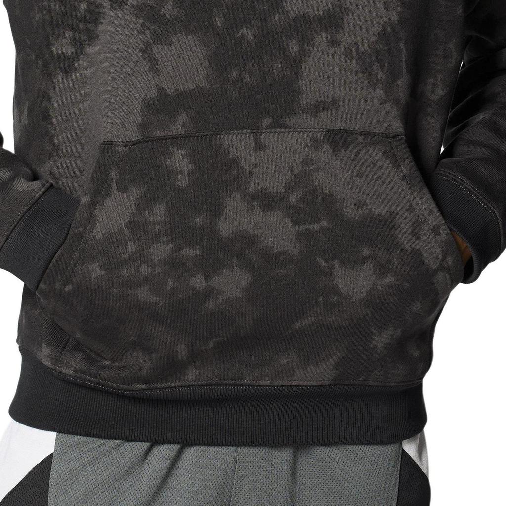 Under Armour Повседневная толстовка с капюшоном Tie-Dye, свободные мужские топы, черный, серый 1380326-010