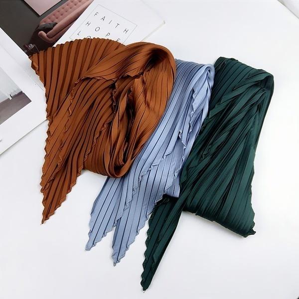 New Fashion Women Decoration Fashion Silk Satin Handkerchief Small Neck Scarf Square Scarf