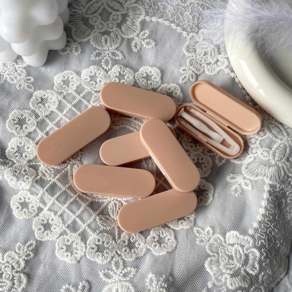 100Pcs Candy Color Contact Lens Case Kit Portable Eye Care Tool Set for Men and Women with Tweezers and Suction Stick