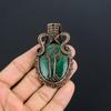Malachite Pendant, 999 Copper Wire Wrapped Jewelry. Gift For Women Handmade Tree Of Life Pendant Gemstone Jewelry