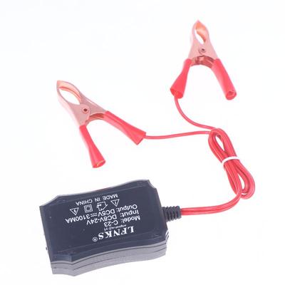Высокоэффективный Адаптер Питания USB для Зарядки Мобильного Телефона, Аварийный Источник Питания 1 шт., 12В 24В на 5В, 3 USB-порта, с Зажимом для Аккумулятора