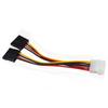 4-контактный IDE 15-контактный 2 Molex к питанию для жесткого диска Serial SATA