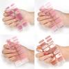 Semi-cured Manicure Stickers Gel Nail Stickers 3d Bronzing Light Therapy Manicure