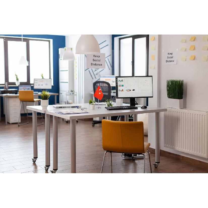 Турецкий настольный флажок Турции, Маленький мини, 5,8 x 11,8 дюймов, Красный, Патриотический, Устойчивый к выцветанию, Для помещений, Настольное крепление, Прямоугольный флаг для дома, офиса,