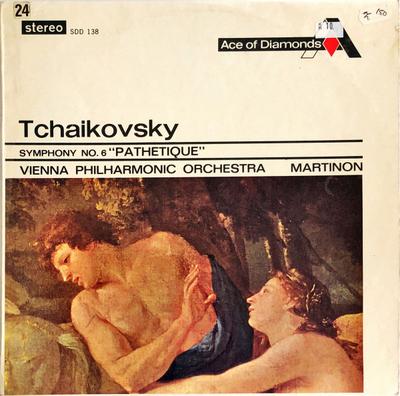 LP Пластинка ПЁТР ИЛЬИЧ ЧАЙКОВСКИЙ, ВЕНСКИЙ ФИЛАРМОНИЧЕСКИЙ ОРКЕСТР - Симфония №. 6 си минор (Pathetiq SDD138 Туз Бубен 1966 Великобритания Классика Б/У