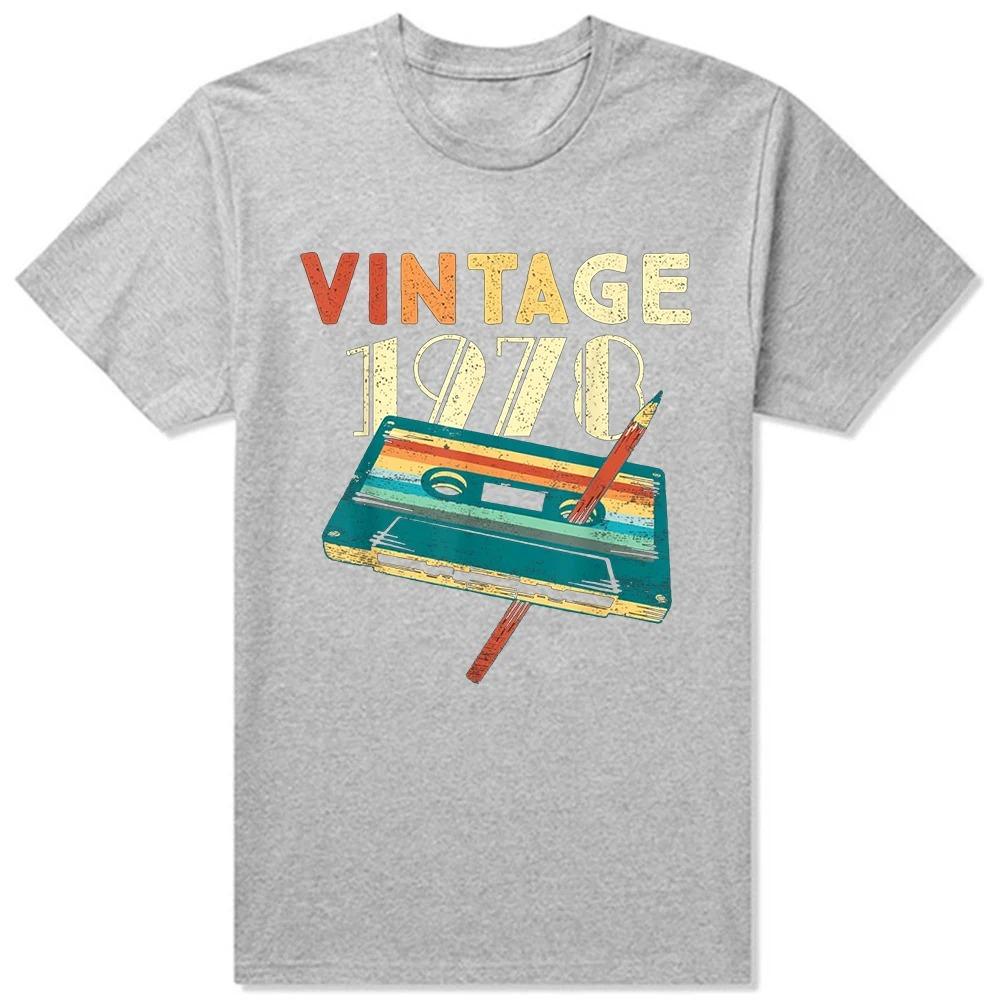 Original Vintage 1978 Retro Est 1978 Edition T Shirts Summer Graphic Cotton Streetwear Short Sleeve Birthday Gifts T-shirt
