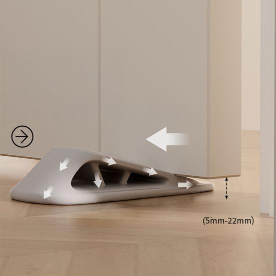 Door Stopper Anti-slip Windproof No Drilling Anti-collision Door Bottom Wedge Heavy Duty Home Office Carpet Tile Concrete Wooden Floor Doorstop
