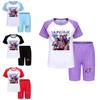 Kpop Demon Hunters Children Summer Shorts And T Shirt Set With Cotton Fabric For Active Kids