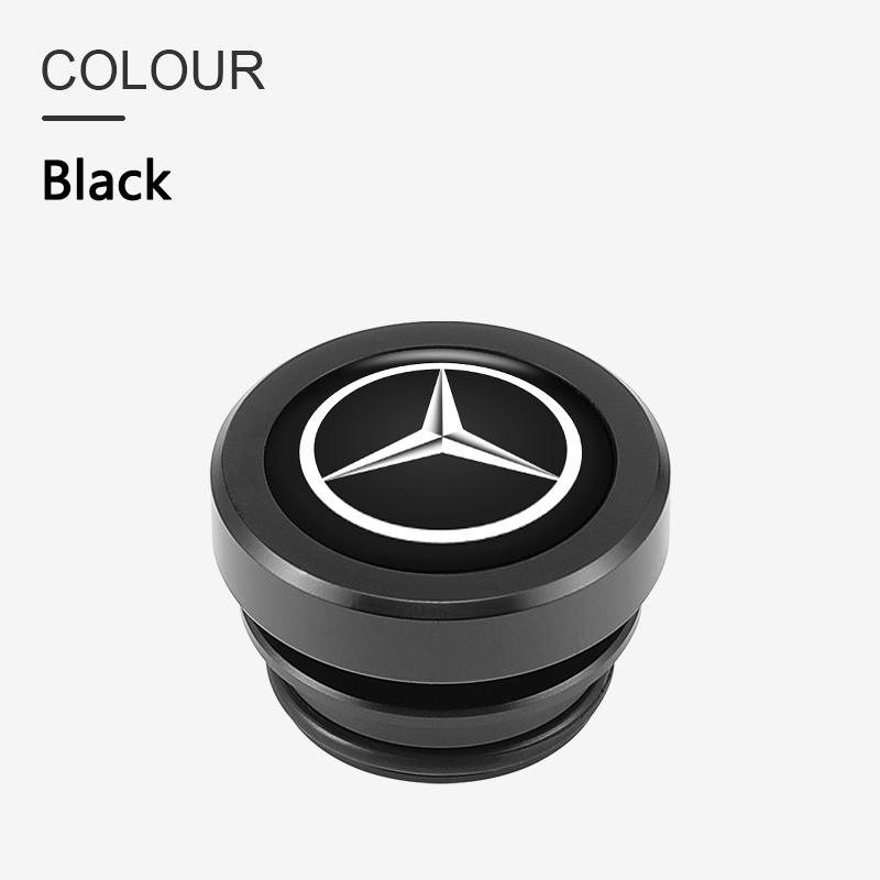 YHB3 Universal Car Cigarette Lighter Cover Dustproof Decoration Cap For Mercedes Benz AMG W211 W203 W204 W210 W124 Auto Accessories