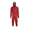 1 Set Jumpsuit with Belt And Gloves for Adults And Children Loose Pockets Zipper Closure One-piece Outfit Cartoon Cosplay Costume