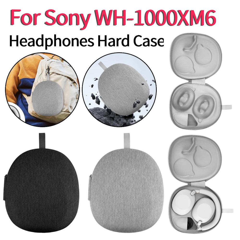 Дорожная сумка для переноски для беспроводных наушников Sony WH-1000XM6 Водонепроницаемый защитный чехол Ударопрочный жесткий чехол Аксессуары для наушников