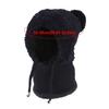 Ear Protection Balaclava Hat Winter Mask Neck Integrated Hooded Cap New Warmth Cover Hat  Outdoor