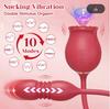 Розовые Сосущие Секс-Игрушки Дилдо Вибратор для Женщин 3в1 Толкающие G-точка Анальные Вибраторы Стимулятор Женское Вибрирующее Яйцо Игрушки для Взрослых