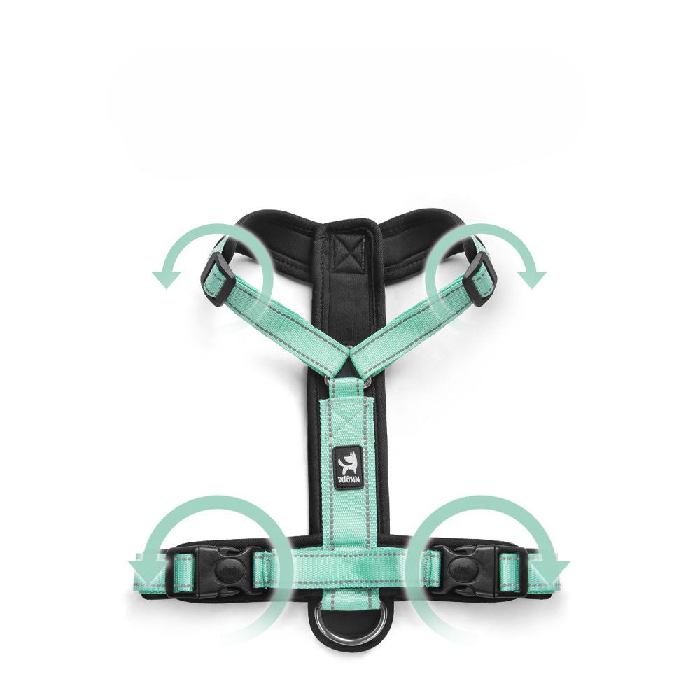 Новый поводок для собак, двухсекционный нагрудный ремень для домашних животных, поводок для прогулок с собаками малого и среднего размера