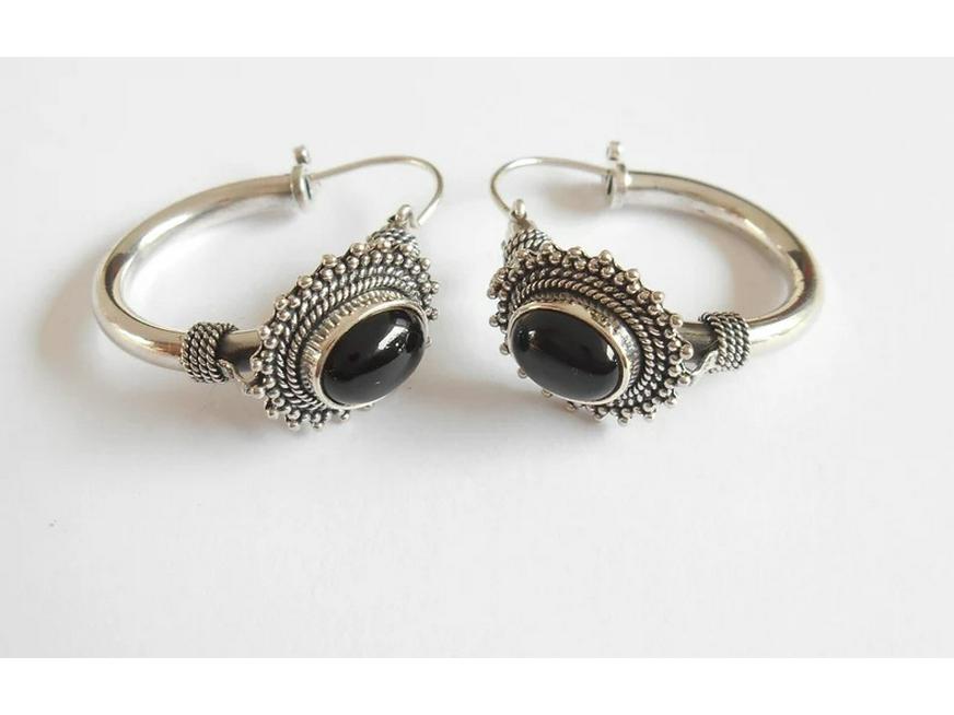 Серьги в стиле ретро из бирюзы в европейском и американском стиле в богемном стиле