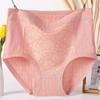 6XL Women Plus Size Underpants Pure Cotton Antibacterial Soft Seamless High Waisted Breathable Triangle Panties