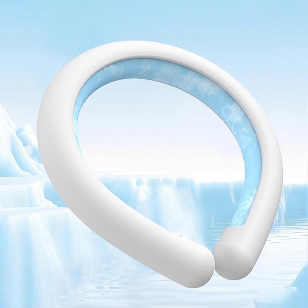 ZENGO Cooling Tube Ring, 139x170mm Wearable Cooling Neck Wraps, Reusable Neck Cooler, Necks Cooling Tube, Cooling Ring for Summer Outdoor Indoor