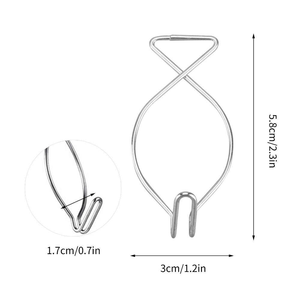 40Pcs Galvanized Steel Ceiling Hook Silver Drop Ceiling Hanger Hook Hanging Hook Classrooms