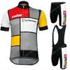 Pak Retro La Vie Claire Fietsshirt Set Heren Zomerkleding Racefiets Shirts Fiets Bibshorts MTB Kleding Ropa Ciclismo