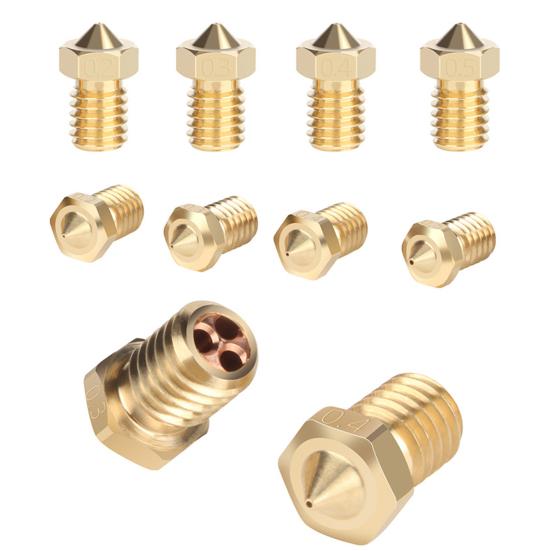 Распылительная насадка с тремя глазами Hot End, высокая прочность, простота установки, универсальная насадка с высоким расходом, аксессуары для 3D-принтеров