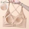 Женский бюстгальтер большого размера Пуш-ап Бесшовный Невидимый Бюстье Комфортный Беспроводной Бюстгальтер U-образная спинка Многосторонний Бюстгальтер Повседневное Белье Сексуальное Женское Белье