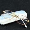 Clara Vida Celebrity Lady Decorated Oversized Women Reading Glasses With Genuine Case +1 +1.5 +2 +2.5 +3 +3.5 +4