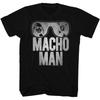 Футболка Macho Man Randy Savage Борьба 100% Лицензированная Черная Размеры SM5XL Унисекс Футболка