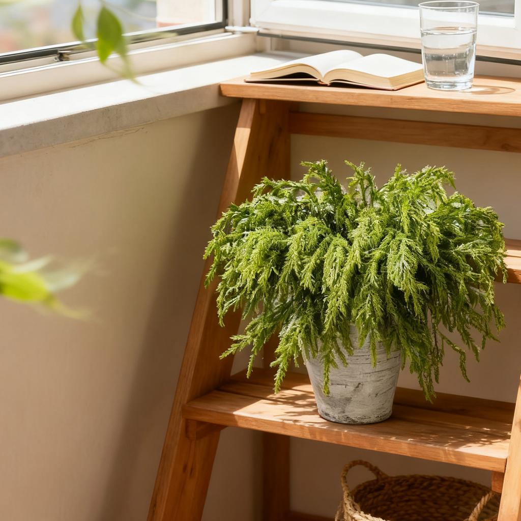 Украшение Рождественской сцены Рождественские кедровые ветки Искусственная зеленая поделка