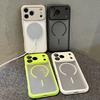 Роскошный матовый чехол для телефона Magsafe с теплоотводом для iPhone 17 Air 16 15 14 13 12 11 Pro Max Plus Магнитная зарядная крышка