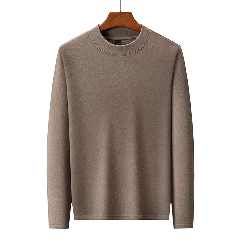 Мужская термофлисовая футболка с длинным рукавом, свободного кроя, базовый слой, 2025
